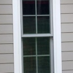 Beach House New Window Trim Detail at siding